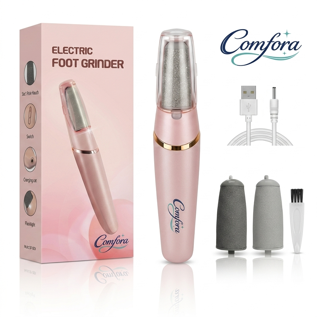 Electric Foot Callus Remover – Rechargeable Pedicure Tool for Smooth & Crack-Free Feet
