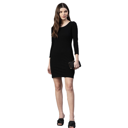 Hi Shaper™ Velora Black Curve Dress