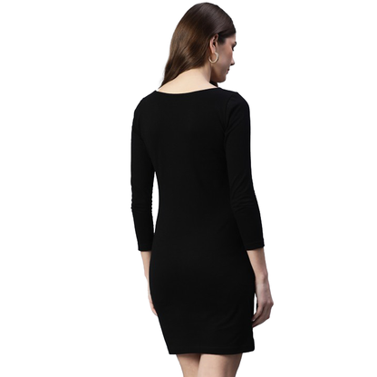 Hi Shaper™ Velora Black Curve Dress