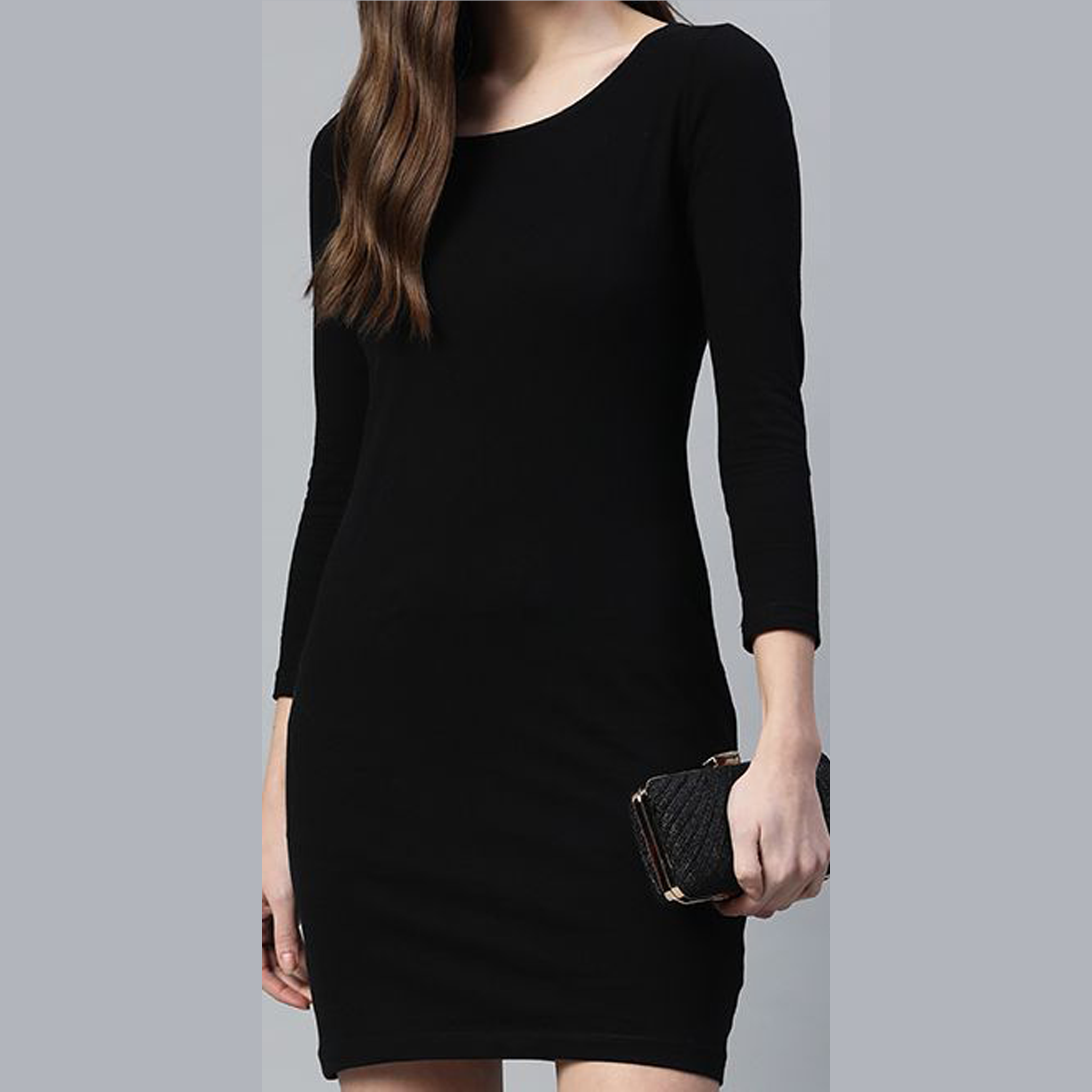 Hi Shaper™ Velora Black Curve Dress