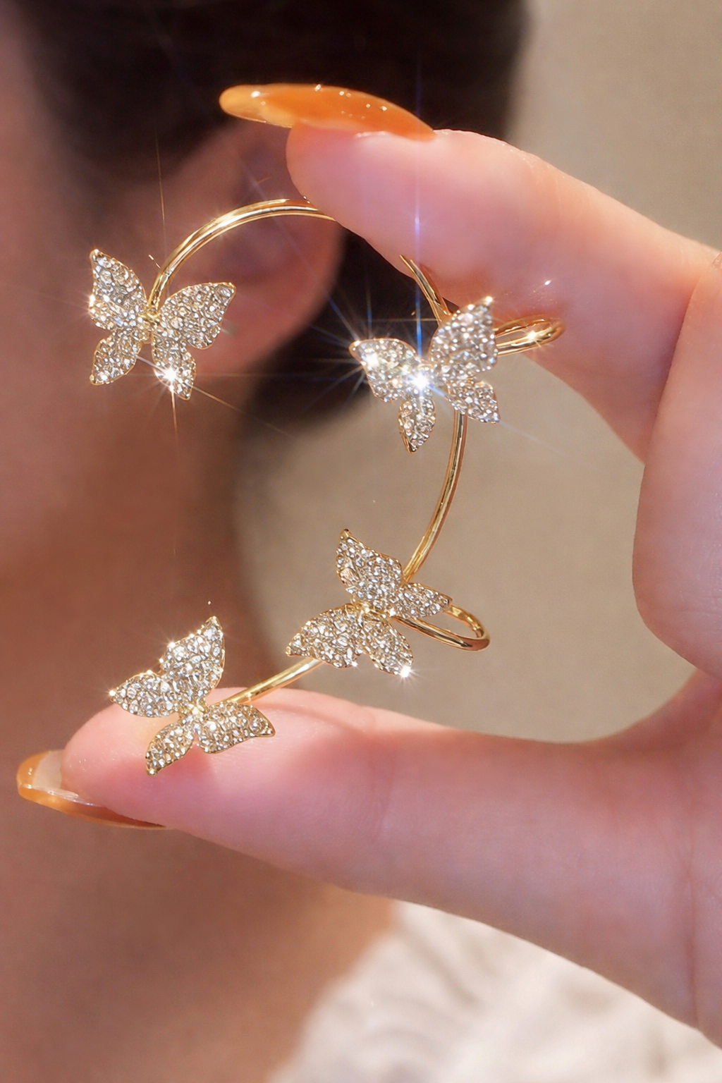 Butterfly Embrace Ear Cuff